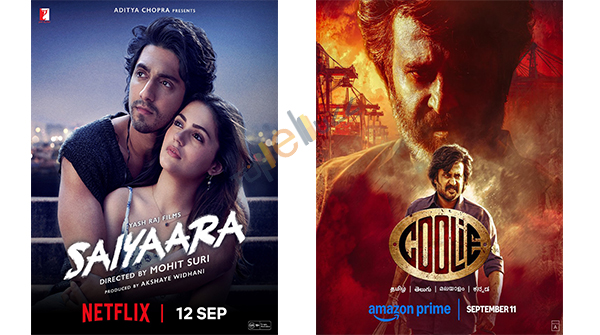 5 New OTT Blockbusters to Stream This Weekend – From Rajinikanth’s Coolie to Saiyaara