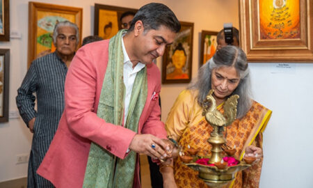Echoes of the Eternal: Goldy Malhotra’s New Delhi Art Show Bridges Time, Spirit, and Modern Life