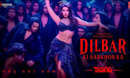 Nora Fatehi Sets Diwali on Fire with “Dilbar Ki Aankhon Ka” from Thamma