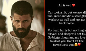 Vijay Deverakonda’s Car Accident Near Undavalli - Actor Says “All Is Well” After Scare