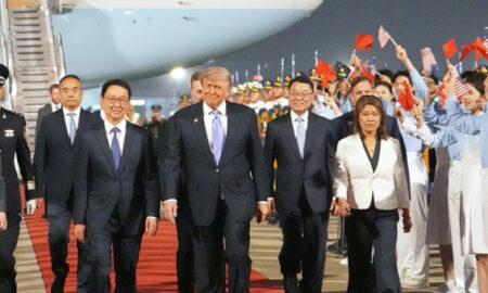 Trump Touches Down in Beijing for High-Stakes Summit with Xi Jinping