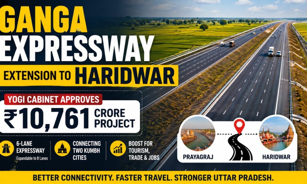 Ganga Expressway Extension to Haridwar: UP Cabinet Clears ₹10,761 Crore Project